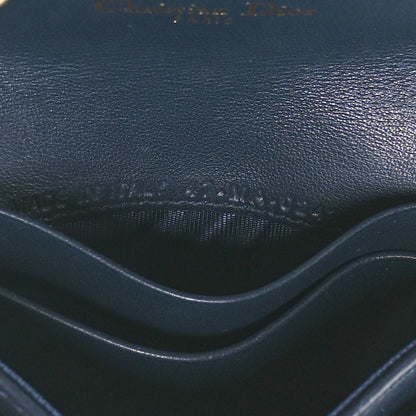 Christian Dior Oblique Saddle Card Holder Blue 7 of 8