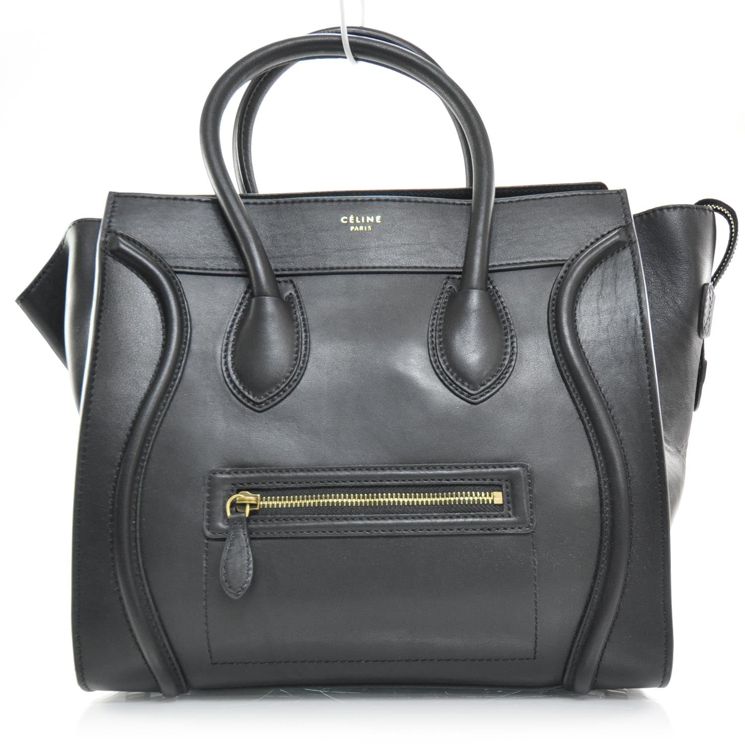 Celine Smooth Calfskin Mini Luggage Black 1 of 8