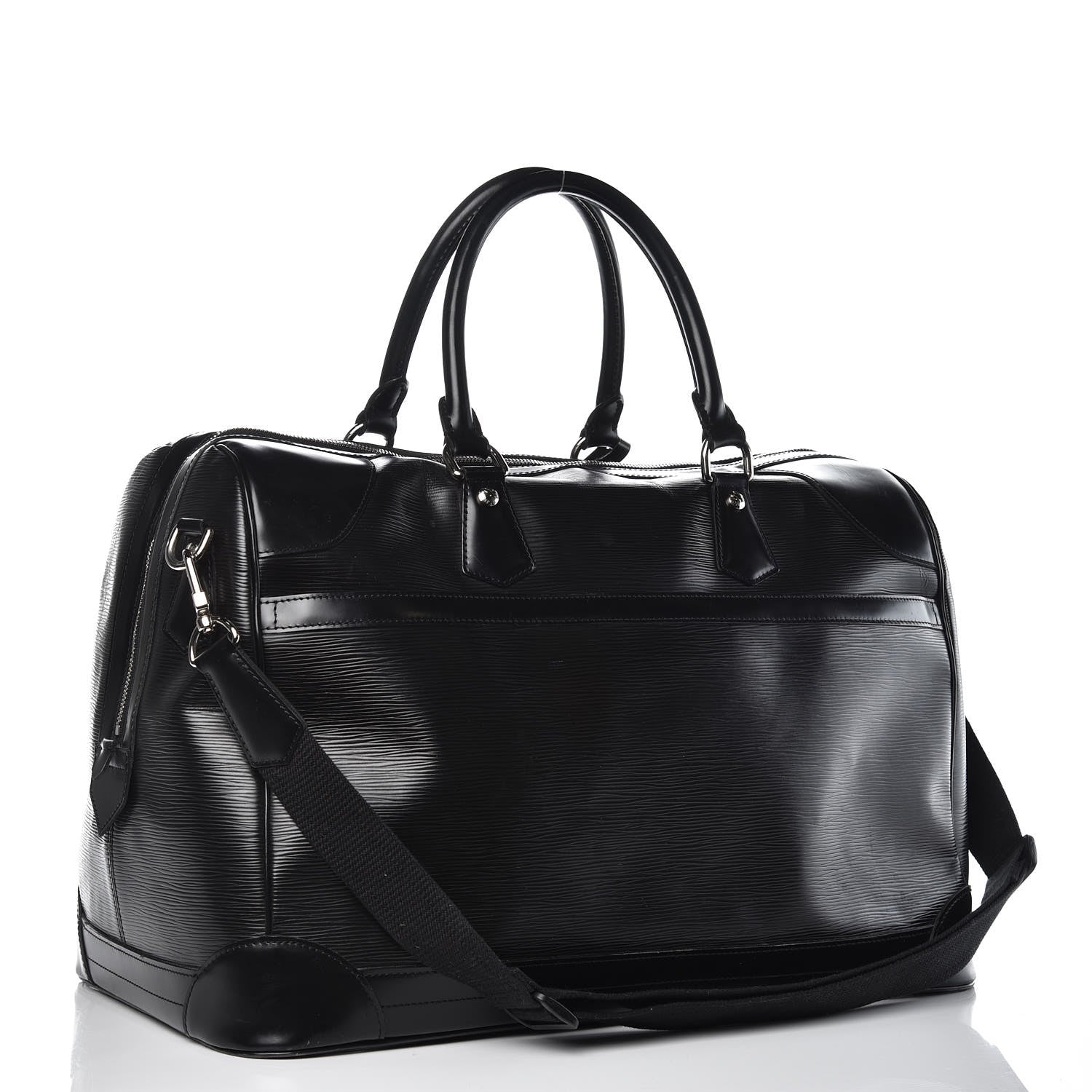 Louis Vuitton Epi Sac Bourget 50 Black 3 of 20