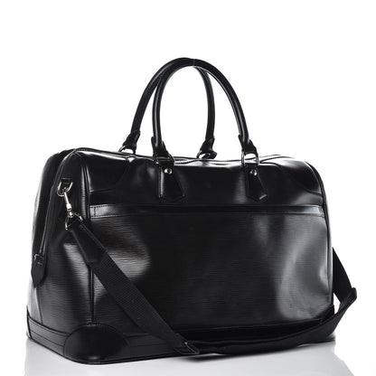 Louis Vuitton Epi Sac Bourget 50 Black 3 of 20