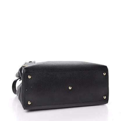 Fendi Vitello Elite Regular 2Jours Tote Black 4 of 17