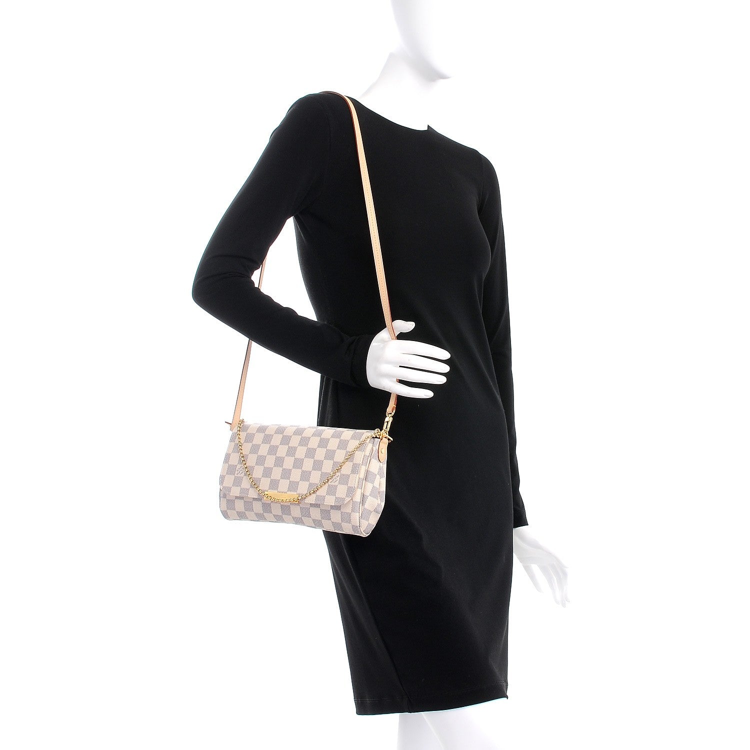 Louis Vuitton Damier Azur Favorite MM 2 of 9