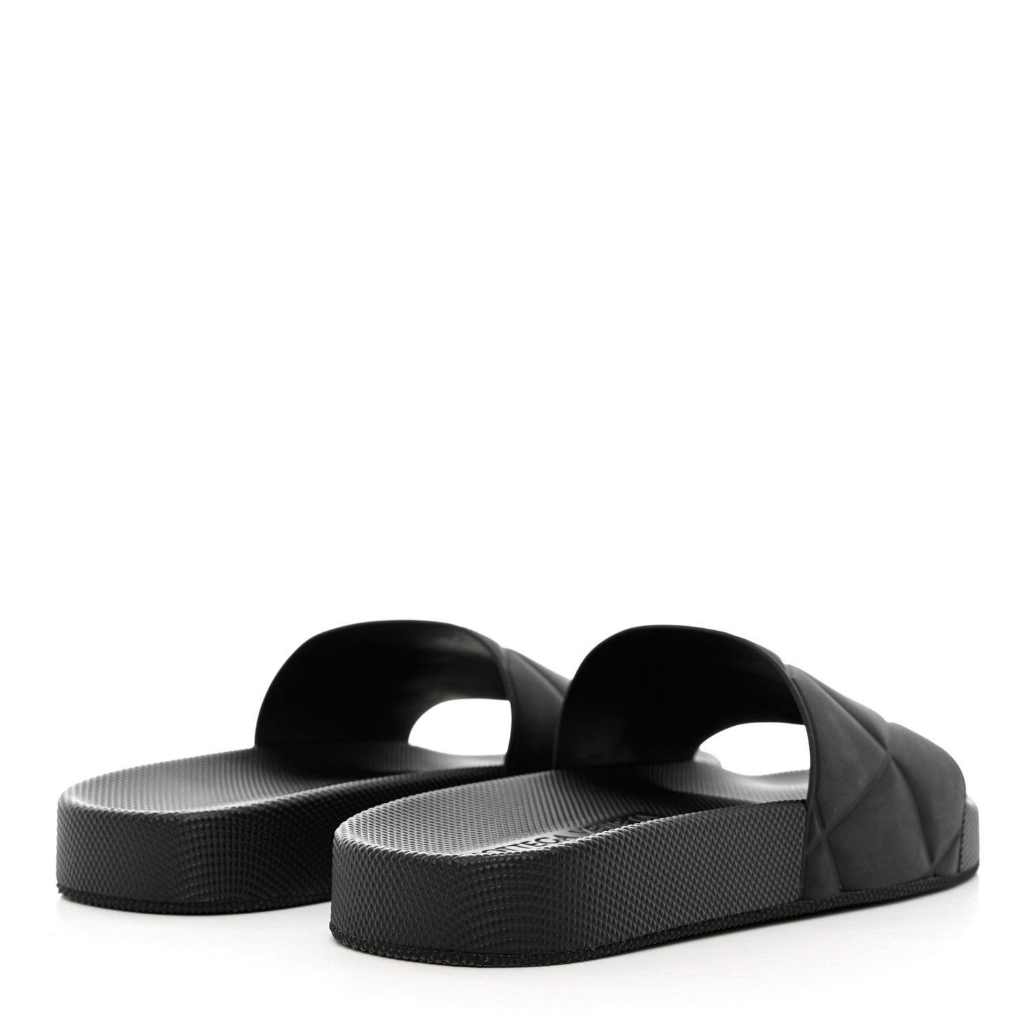 Bottega Veneta Rubber The Slider Sandals 36 Black 4 of 9