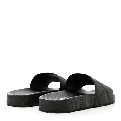 Bottega Veneta Rubber The Slider Sandals 36 Black 4 of 9