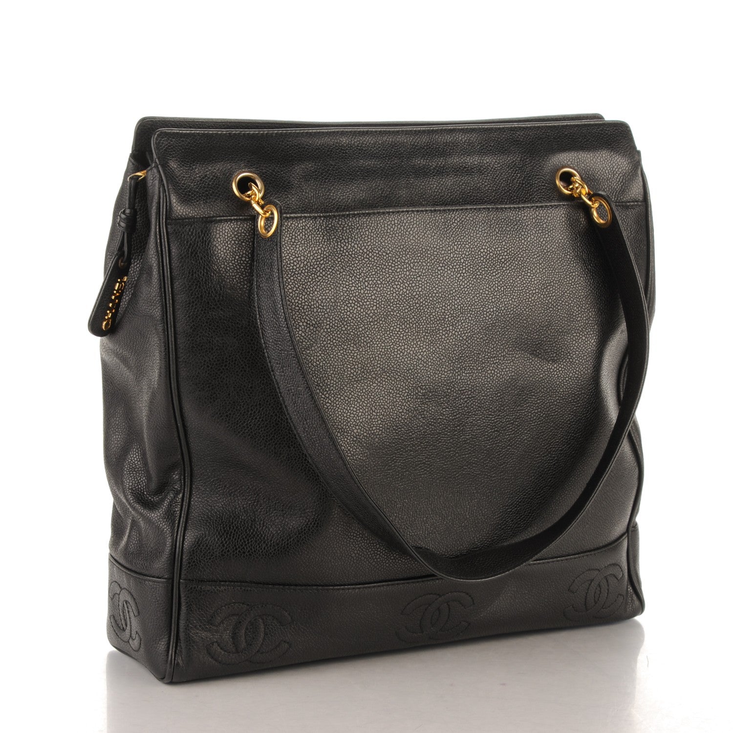 Chanel Caviar Shoulder Bag Black 4 of 8