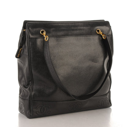 Chanel Caviar Shoulder Bag Black 4 of 8