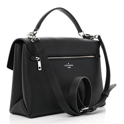 Louis Vuitton Soft Calfskin My Lockme Top Handle Vanille Black 3 of 10