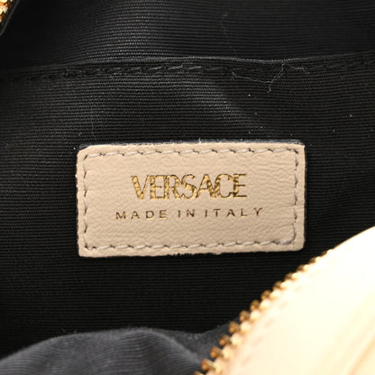 Versace Nappa Quilted La Medusa Round Camera Bag White 6 of 11