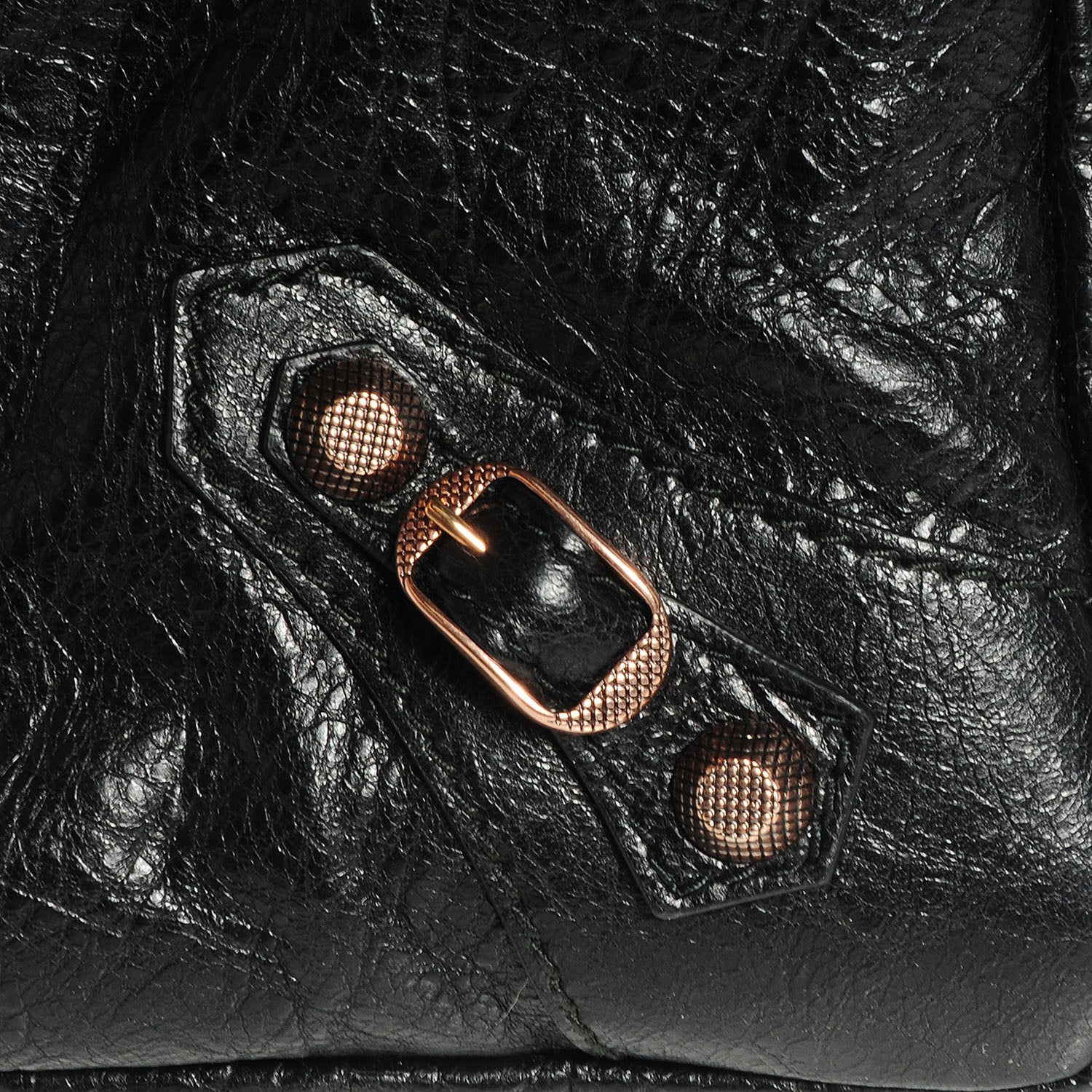 Balenciaga Agneau Giant 12 Rose Gold Hardware Town Black 8 of 12