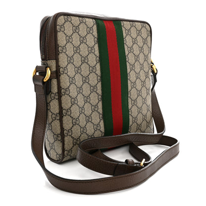 Gucci GG Supreme Monogram Web Small Ophidia Messenger Bag Brown 3 of 13