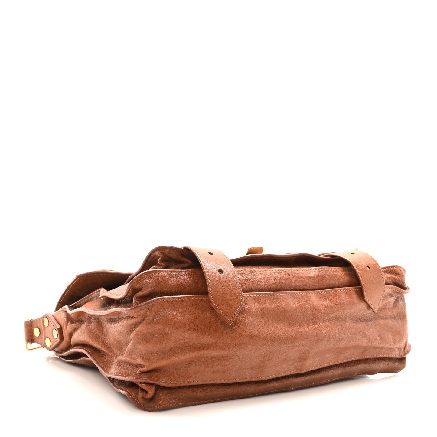 Lambskin Medium PS1 Satchel Saddle