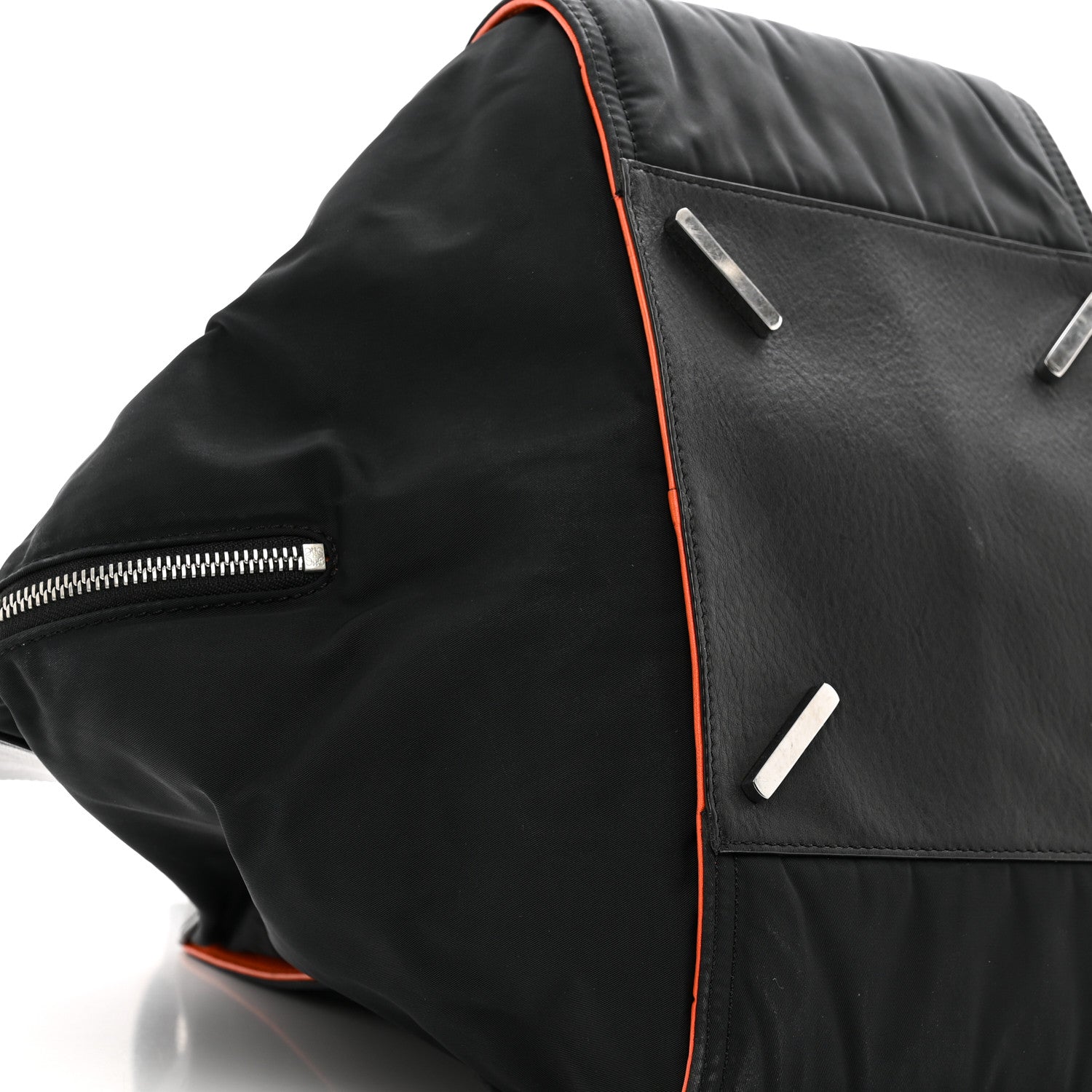 Loewe Nylon Medium Hammock Shoulder Bag Black 7 of 10