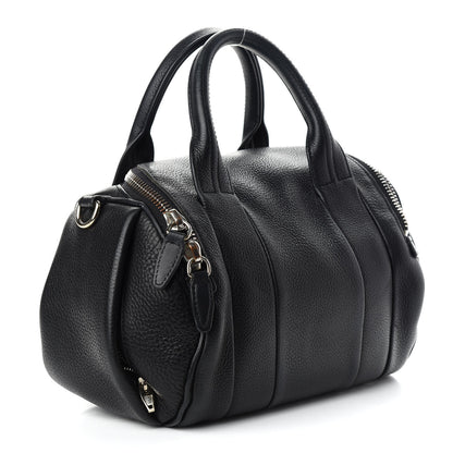 Alexander Wang Soft Pebbled Lambskin Rockie Black Pale Gold Hardware 3 of 10
