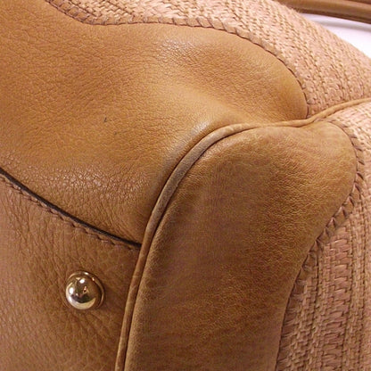 Gucci Straw Leather Pelham Tan 6 of 10