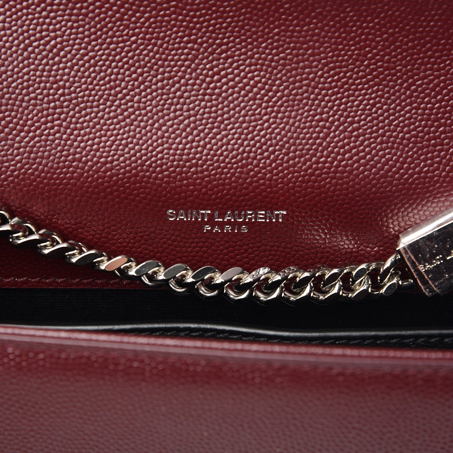Grain De Poudre Small Monogram Kate Satchel Oxblood