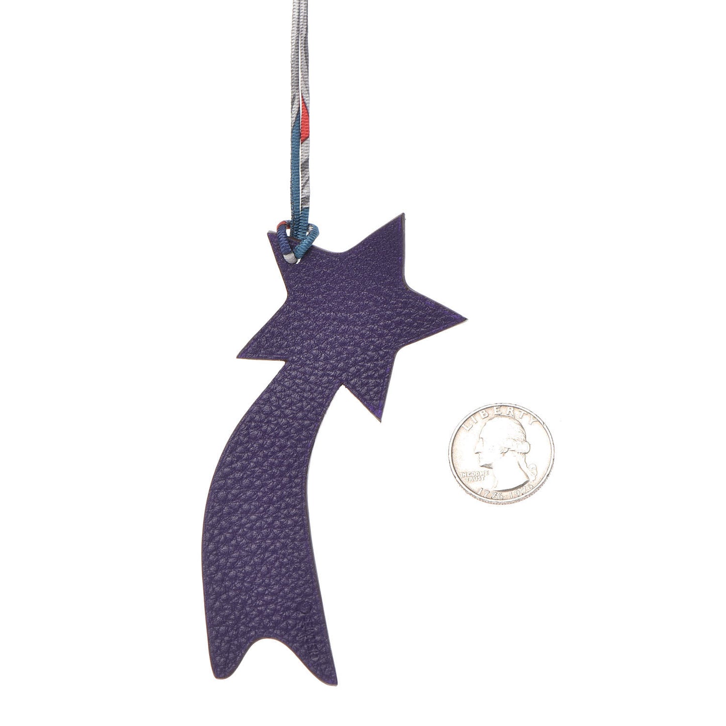 Togo Grain d'H Petit H Shooting Star Bag Charm Bleu De Galice Iris