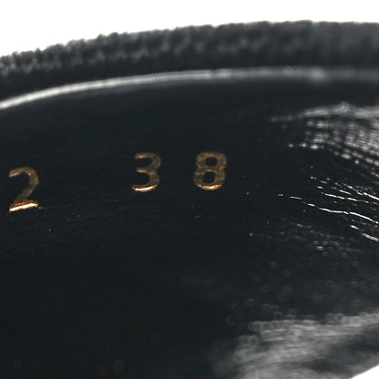 Saint Laurent Velvet Jodie Platform Sandals 38 Black 11 of 19