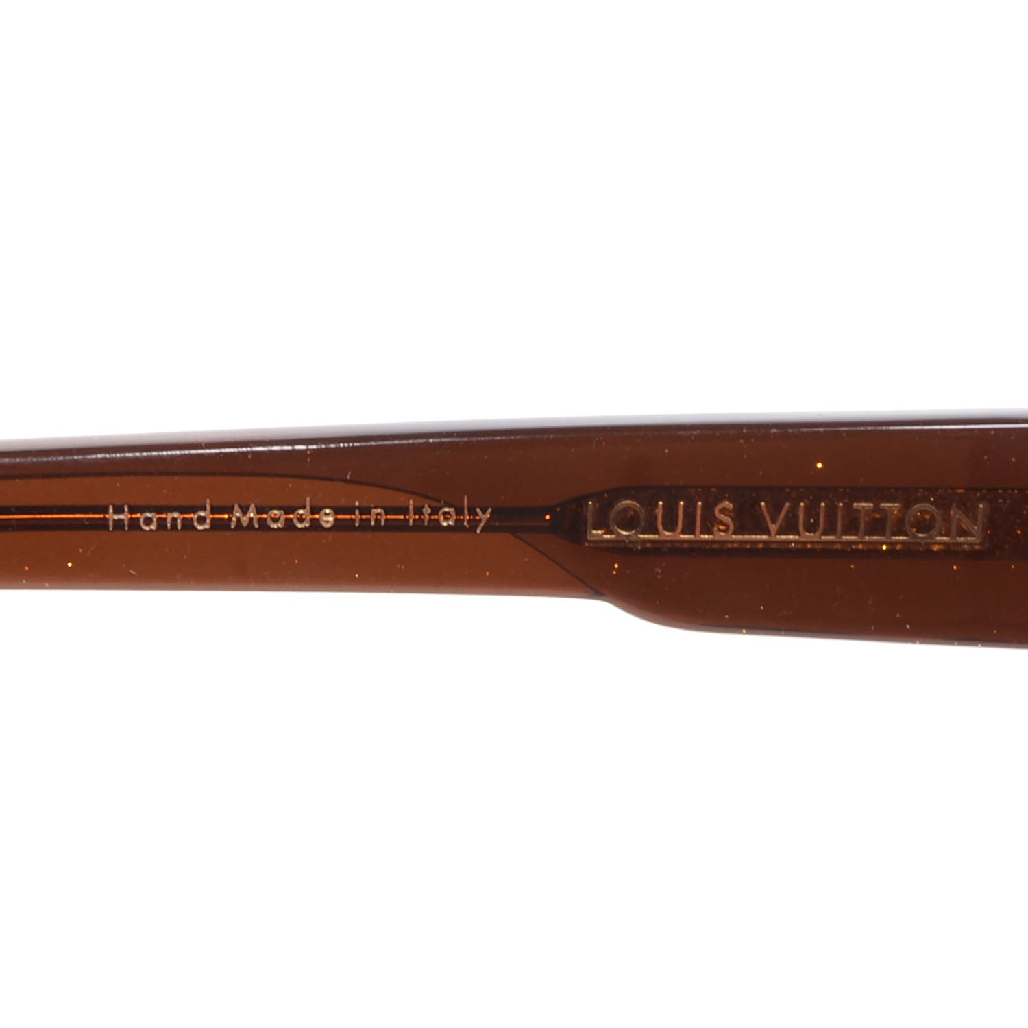 Louis Vuitton Hortensia Cat Eye Sunglasses Brown Glitter 5 of 10