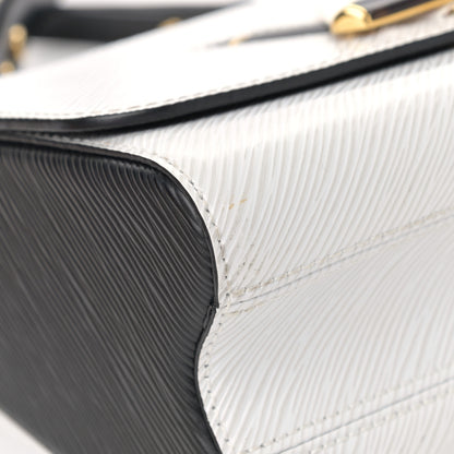 Louis Vuitton Epi Tortoiseshell Twist Shoulder Bag MM Black White 14 of 27