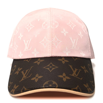 Louis Vuitton Polyester Silk Monogram LV Get Ready Cap L Pink 3 of 8