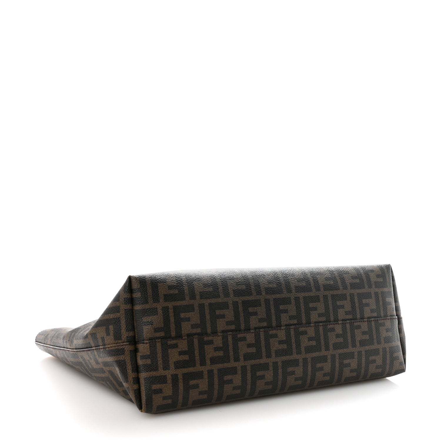 Fendi Zucca Spalmati Medium Roll Tote Tobacco Moro 4 of 9