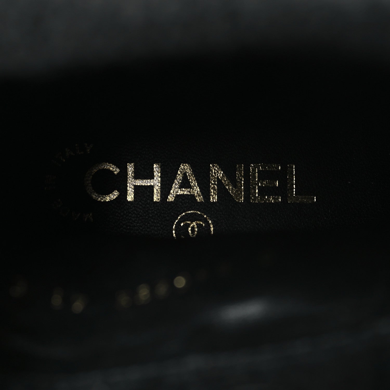 Chanel Calfskin Knit CC Short Boots 41 Black 8 of 10