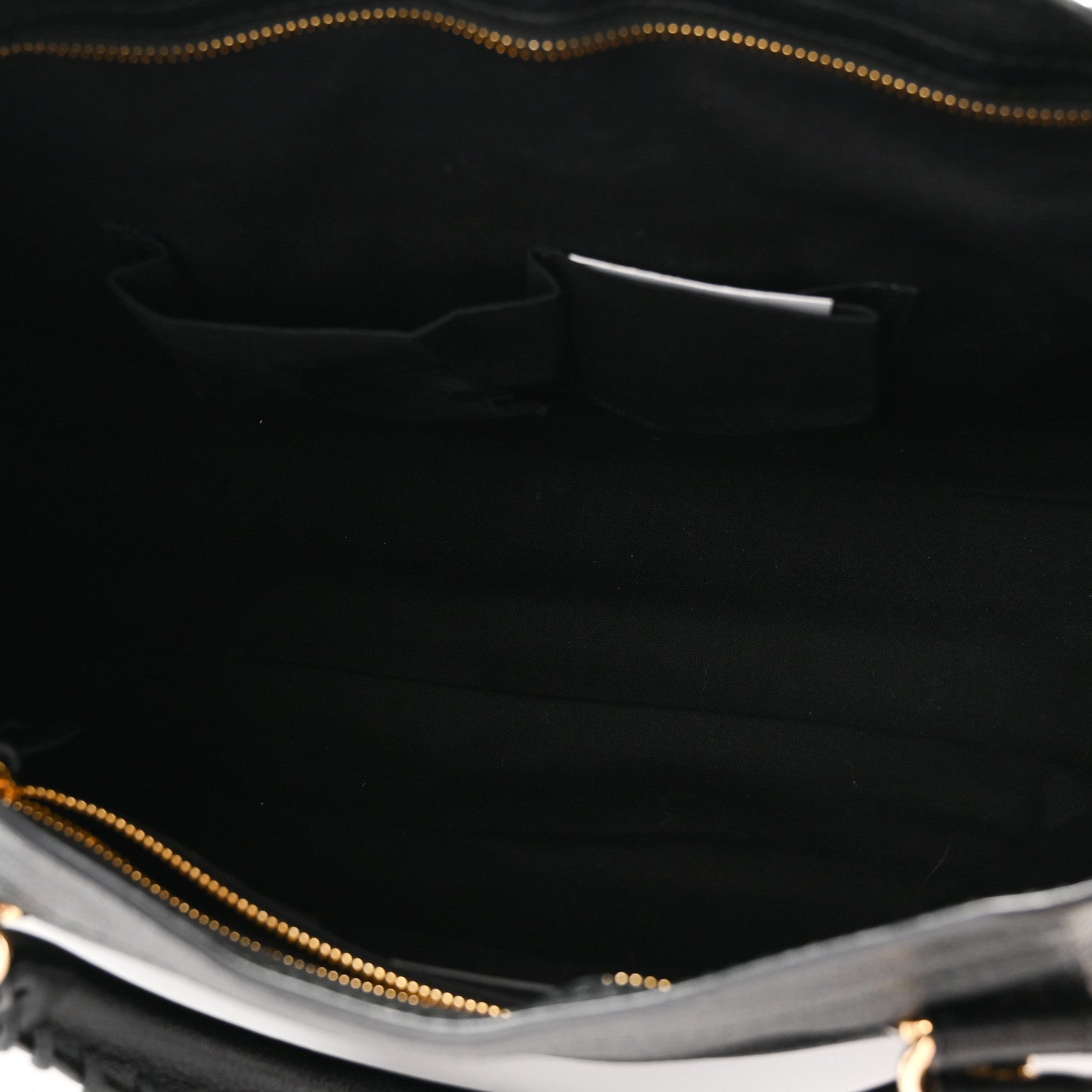 Balenciaga Chevre Gold Metallic Edge Hardware City Black 6 of 11