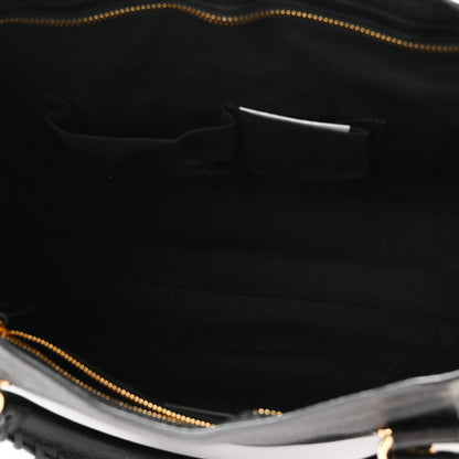 Balenciaga Chevre Gold Metallic Edge Hardware City Black 6 of 11