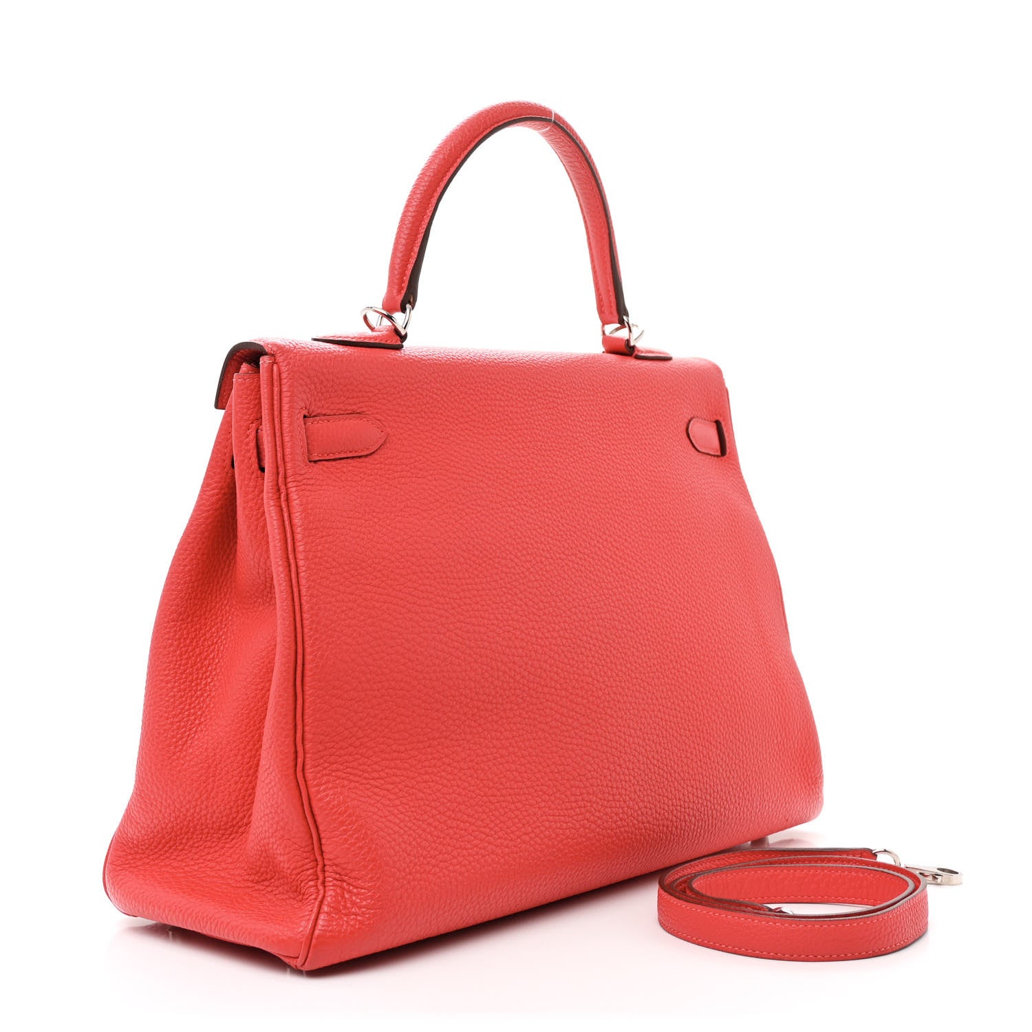 Hermes Togo Kelly Retourne 35 Rouge Casaque 2 of 13