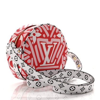 Louis Vuitton Monogram Giant Crafty Boite Chapeau Souple PM Rouge Rose Creme 3 of 9