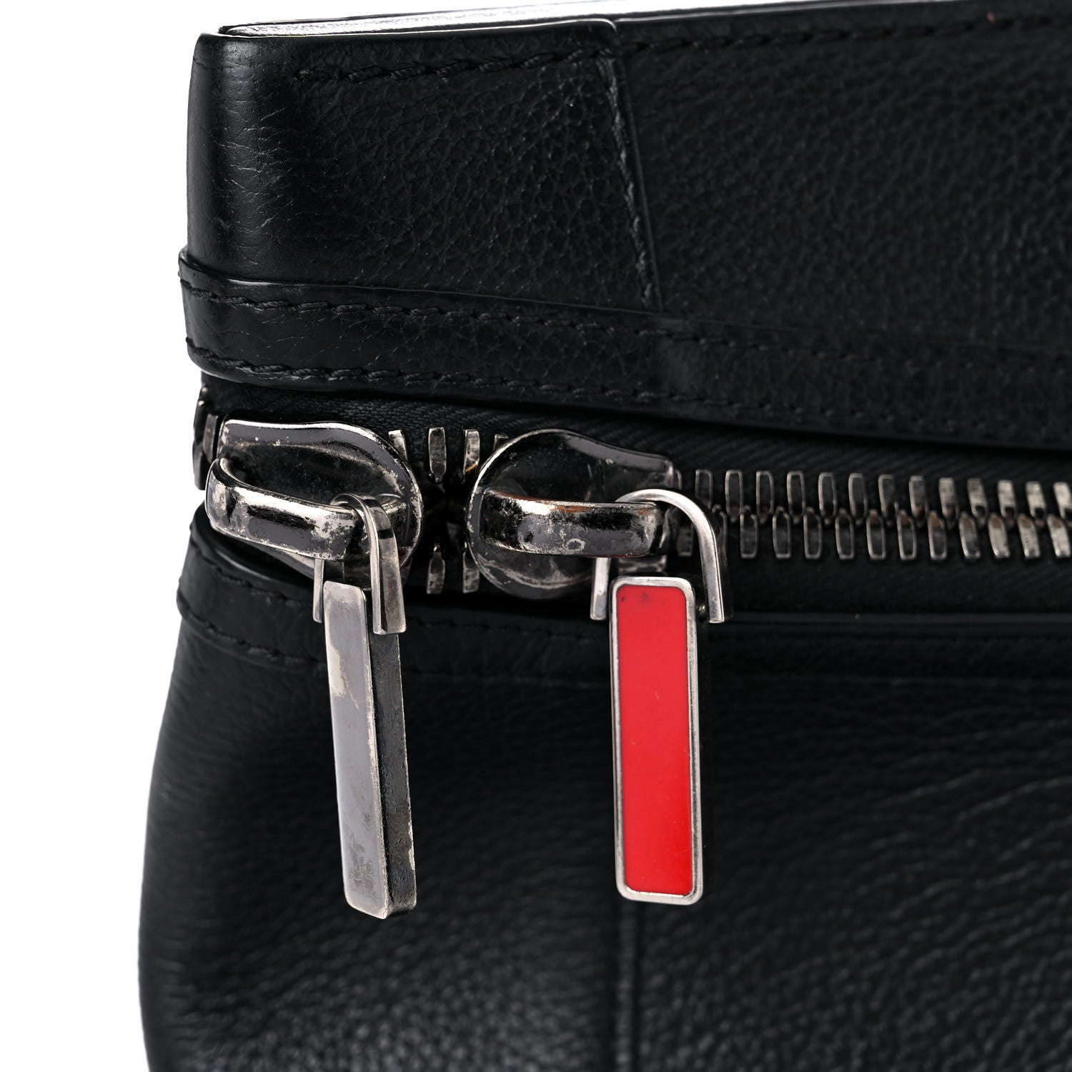 Christian Louboutin Grained Calfskin Studded Tote Black 20 of 25