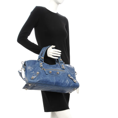 Balenciaga Chevre Giant 21 Silver Hardware Part Time Ocean 3 of 13