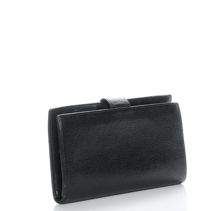 Chanel Caviar Timeless CC French Wallet Black 3 of 8