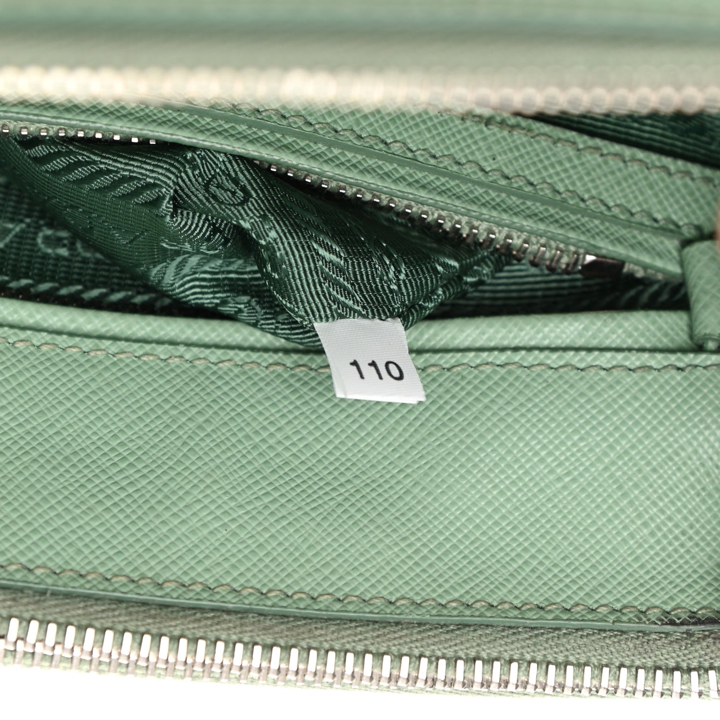 Saffiano Lux Small Galleria Double Zip Tote Acquamarina