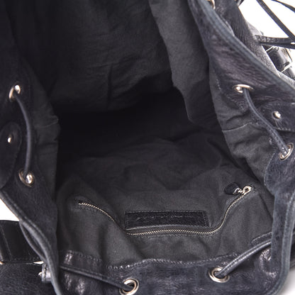 Balenciaga Agneau Giant 21 Silver Hardware Pompon Black 7 of 13