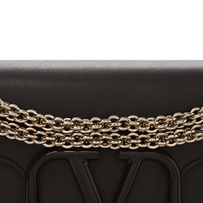 Valentino Garavani Calfskin Enamel Vlogo Loco Shoulder Bag Fondant 8 of 10