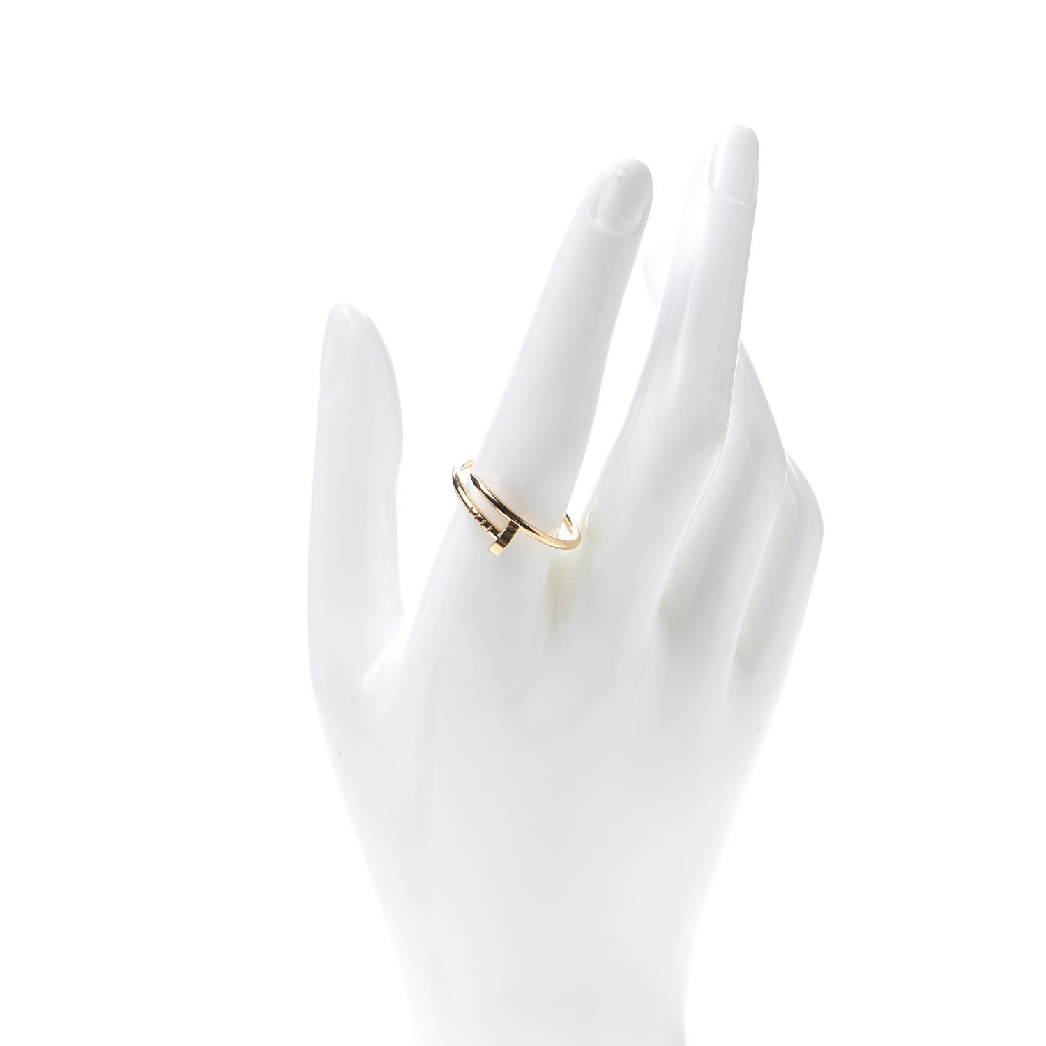 Cartier 18K Yellow Gold Small Juste Un Clou Ring 62 10 2 of 5