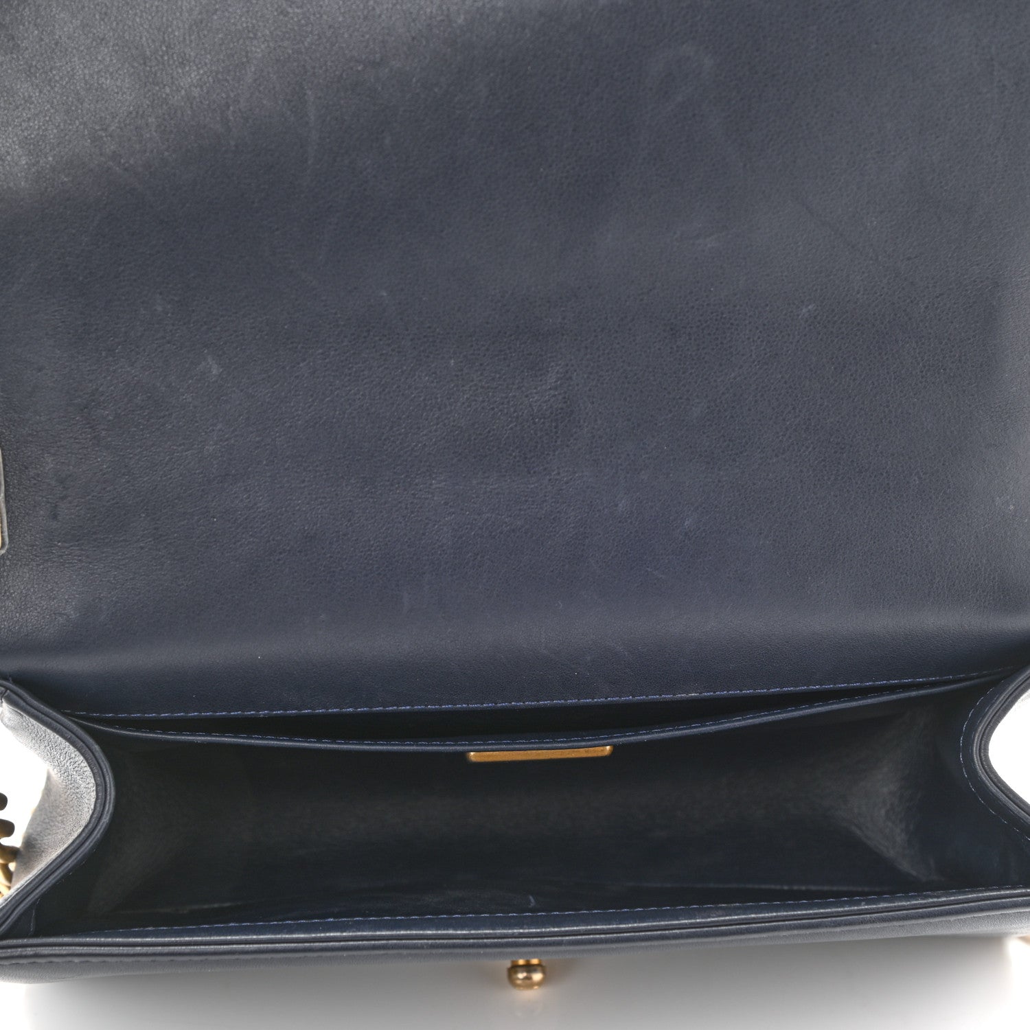 Chanel Orylag Medium Boy Top Handle Flap Navy 5 of 10