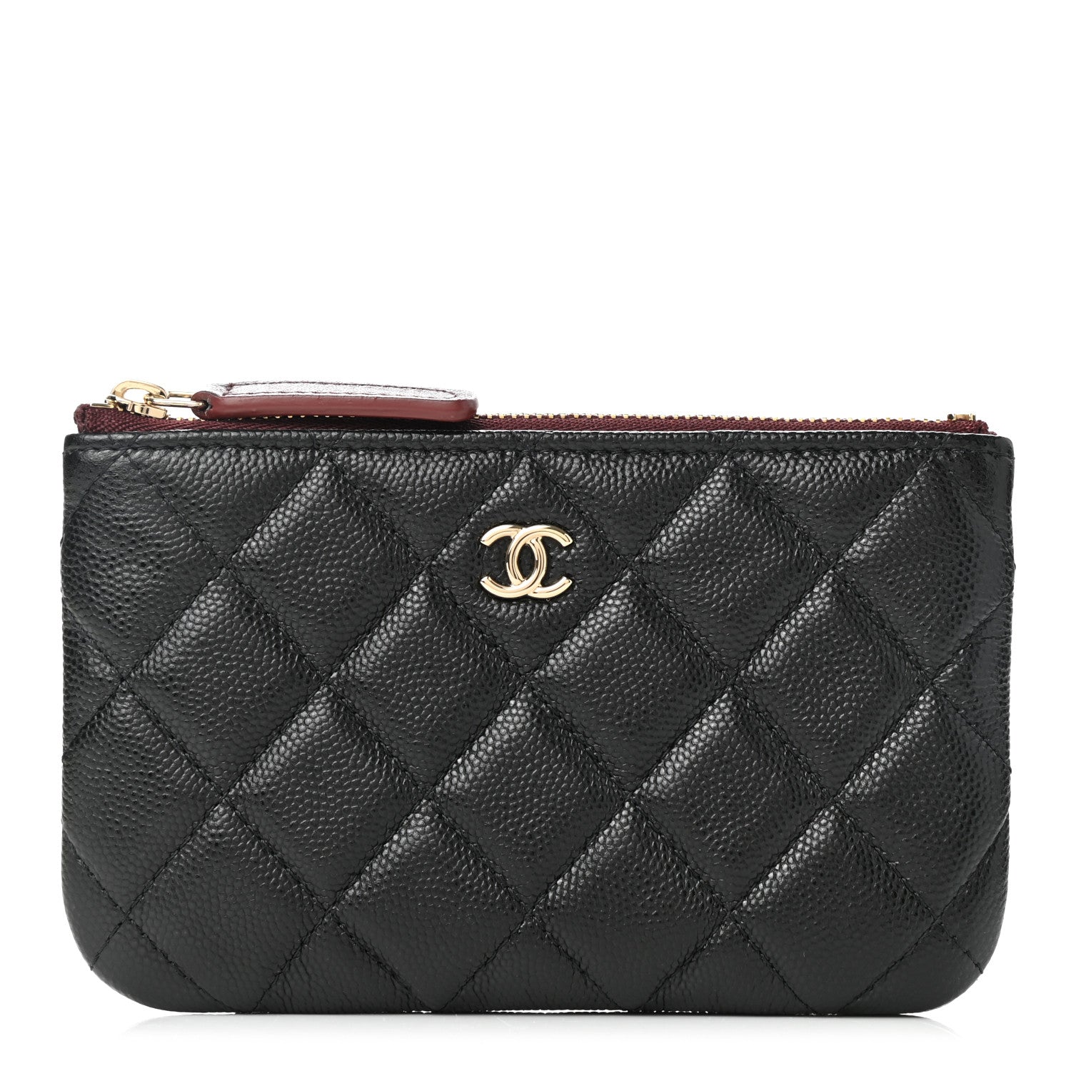 Chanel Caviar Quilted Small Cosmetic Case Black 1 of 8