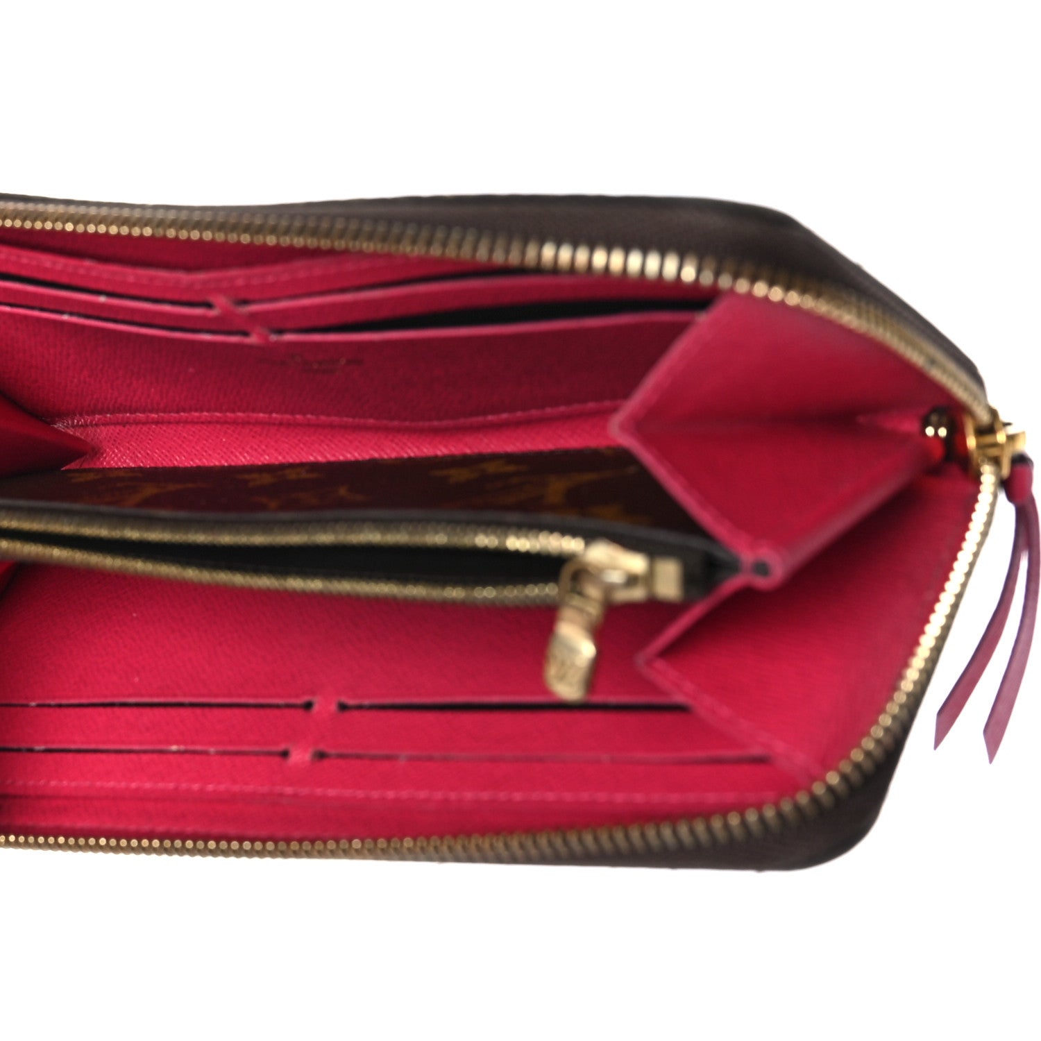 Louis Vuitton Monogram Clemence Wallet Fuchsia 5 of 10
