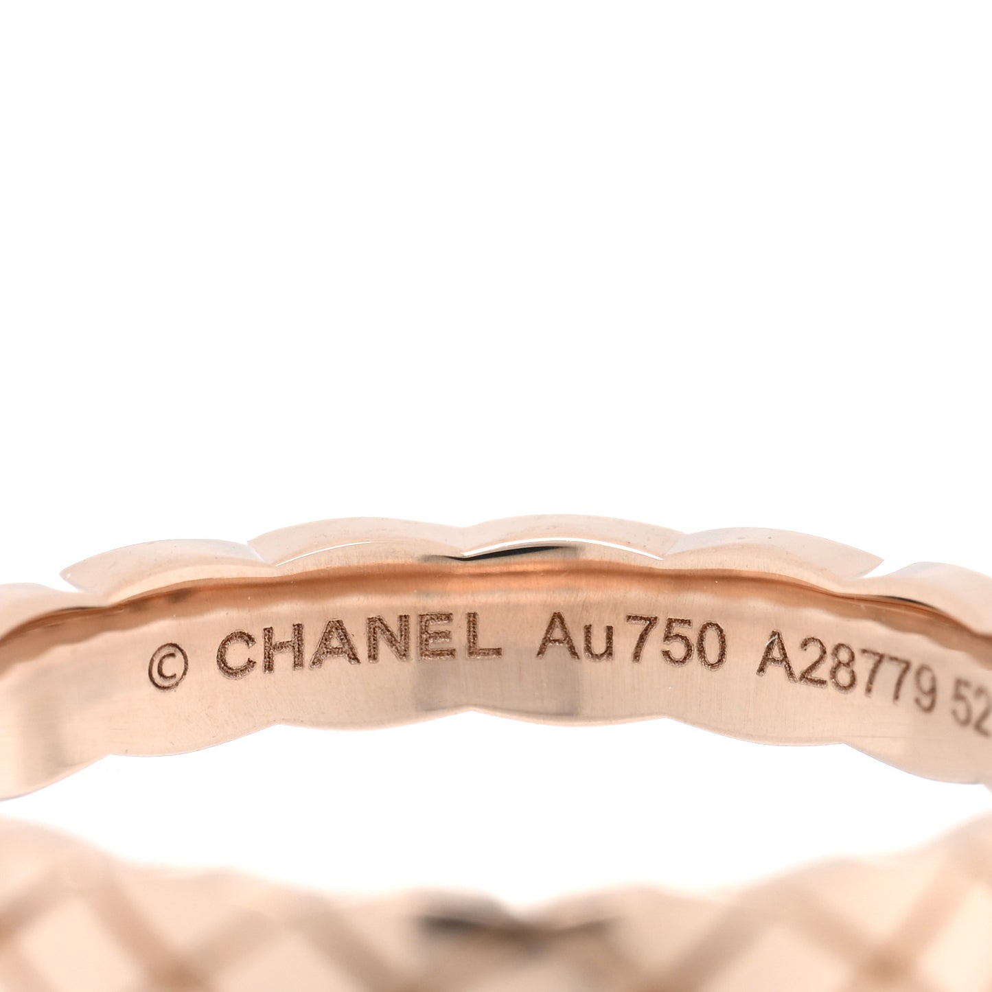 18K Beige Gold Mini Coco Crush Ring 52 6