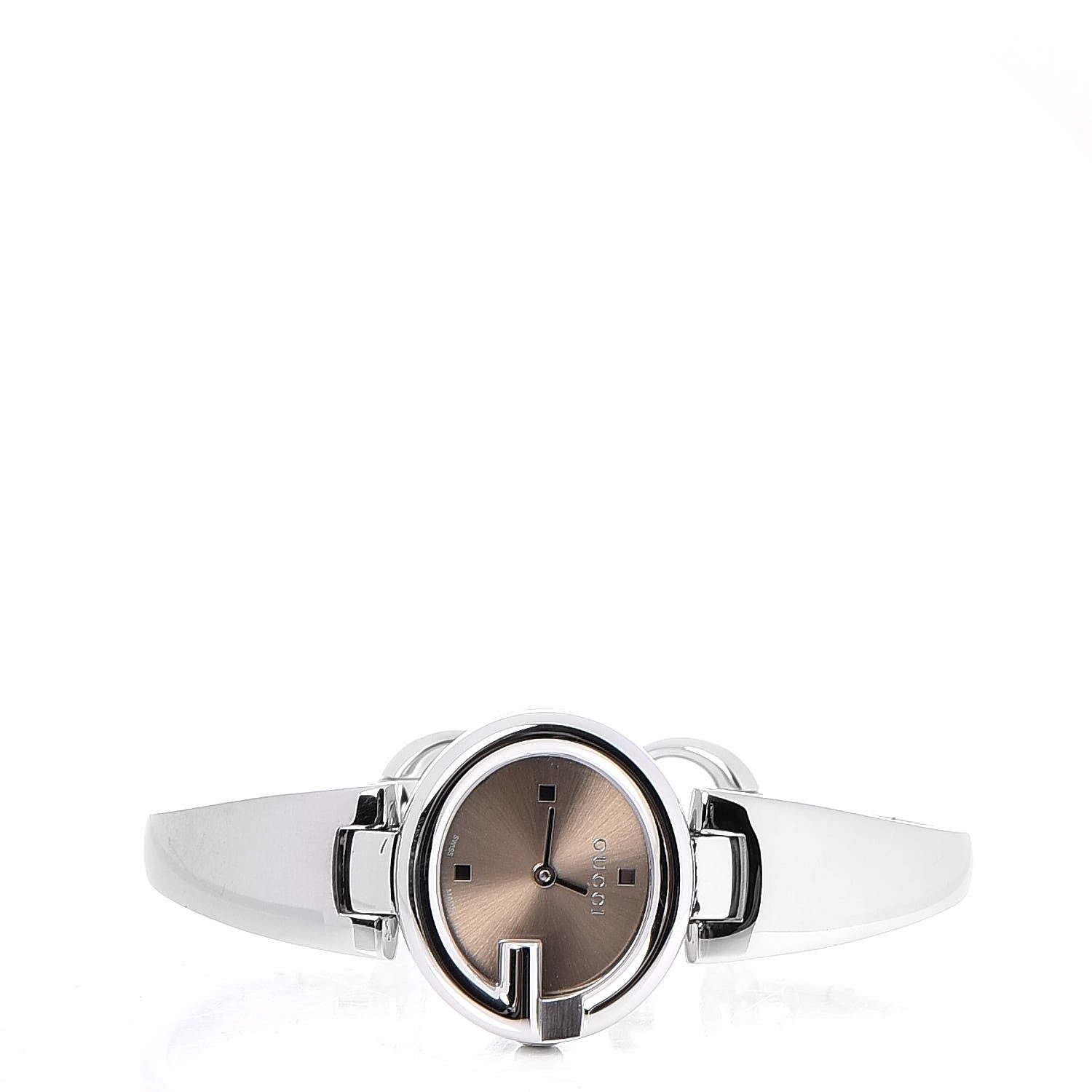 Gucci Stainless Steel 27mm Guccissima Quartz Watch Brown 8 of 11