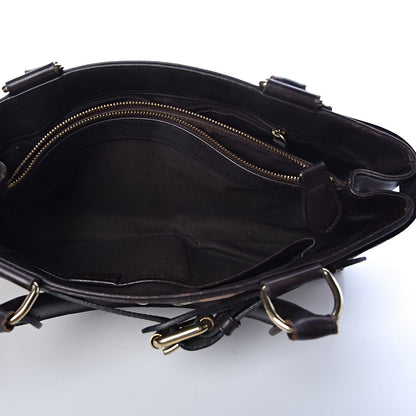 Burberry Haymarket Check Buckle Shoulder Bag Chocolate 6 of 14