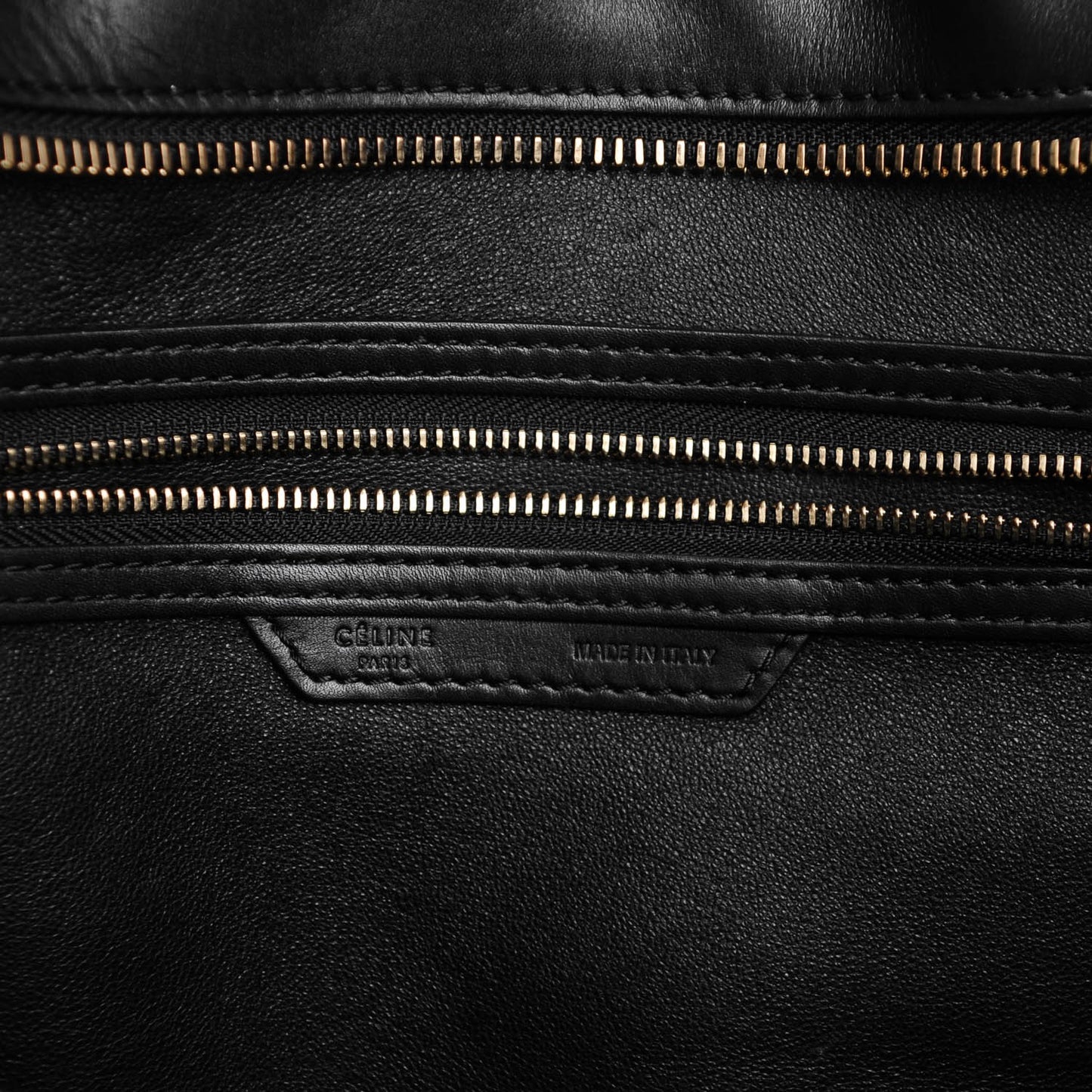 Python Smooth Calfskin Mini Luggage Black White