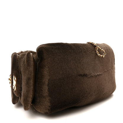 Chanel Pony Hair Mini Chanel 25 Handbag Dark Khaki 8 of 19