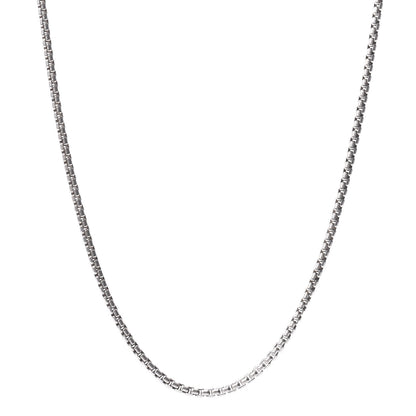 David Yurman Sterling Silver 14K Yellow Gold 3.6mm Box Chain Necklace 32" 1 of 4