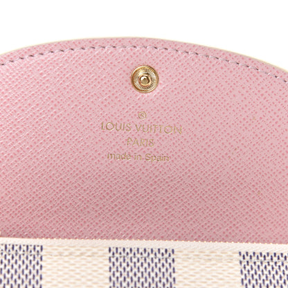 Louis Vuitton Damier Azur Rosalie Coin Purse Rose Ballerine 5 of 7
