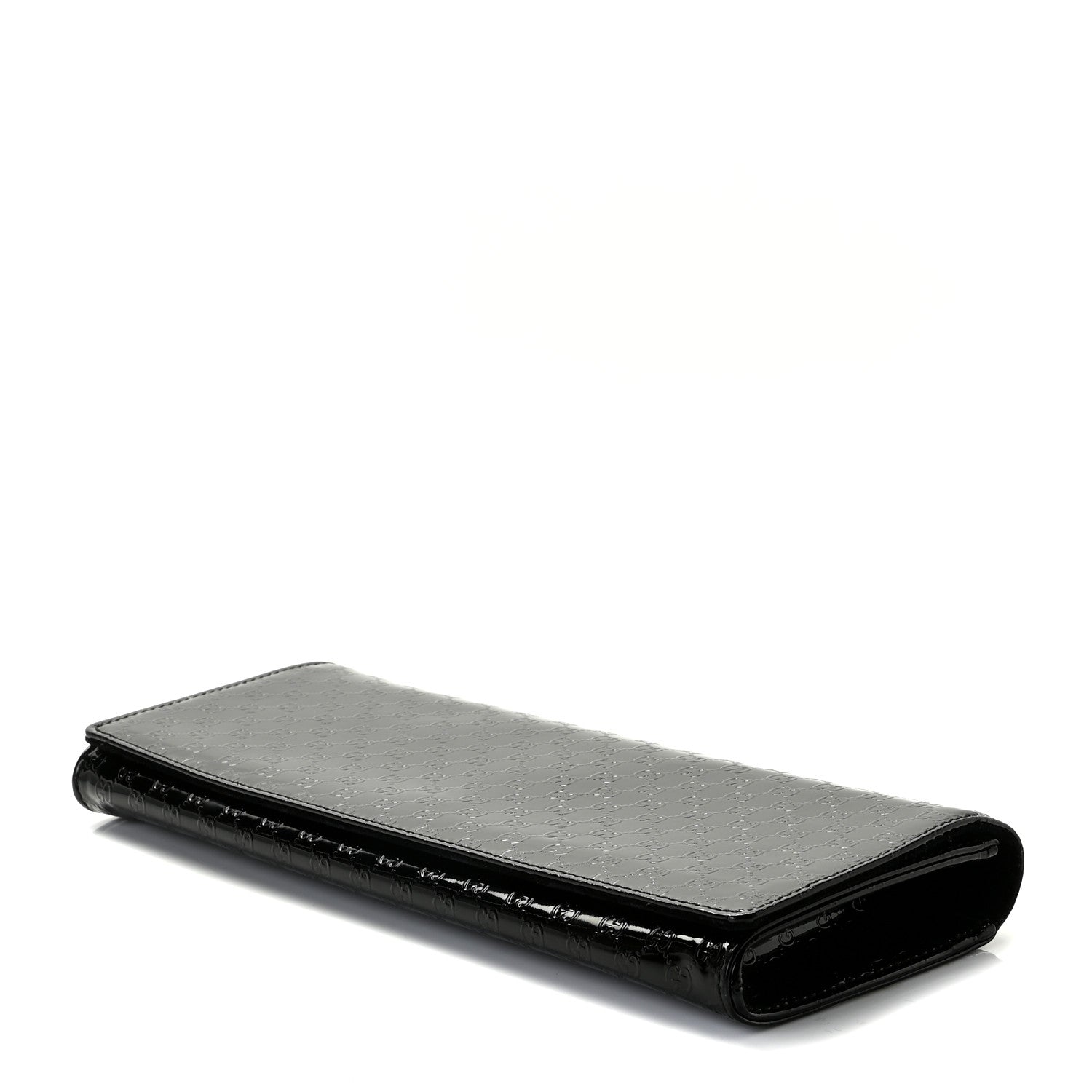 Gucci Patent Microguccissima Small Broadway Clutch Black 9 of 9