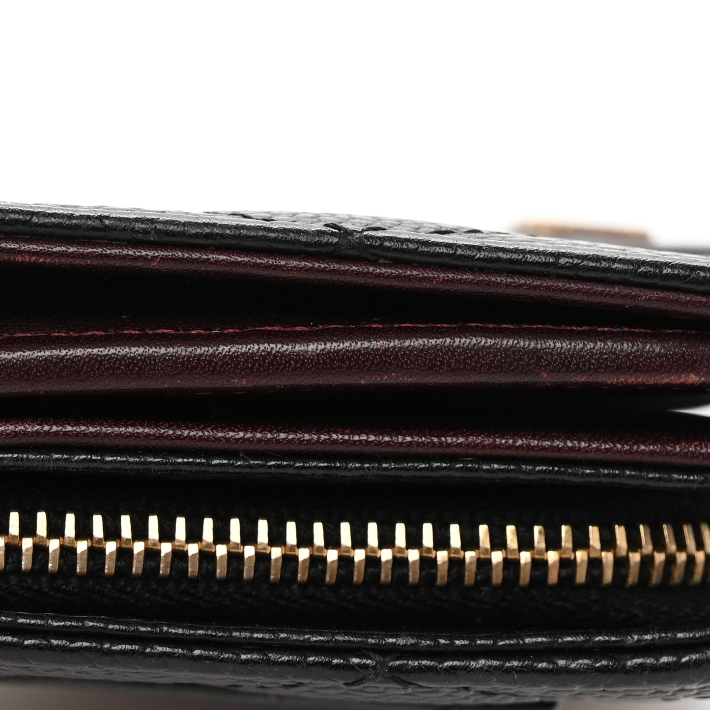 Caviar Quilted CC French Long Wallet Black