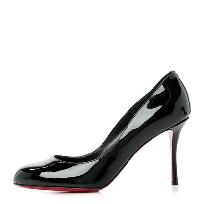 Christian Louboutin Patent Dolly 85 Pumps 38.5 Black 1 of 11